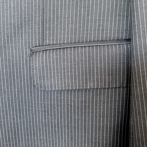 Calvin Klein 3 Piece Suit - Dark Grey Pinstripe - Picture 3 of 12